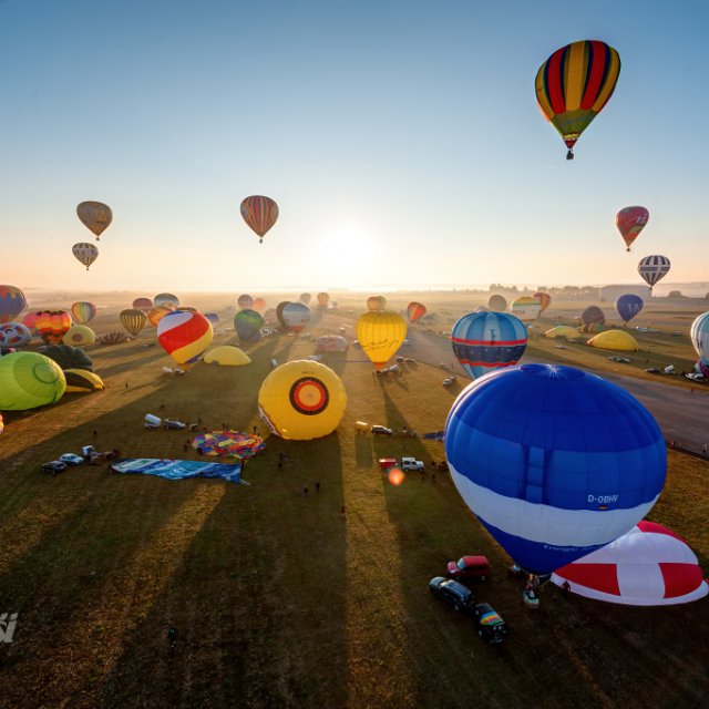 Balónová fiesta ve francouzském Chambley